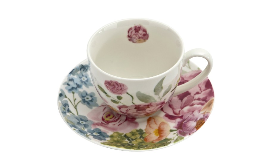 Komplet 2 filiżanek 270 ml + spodki June