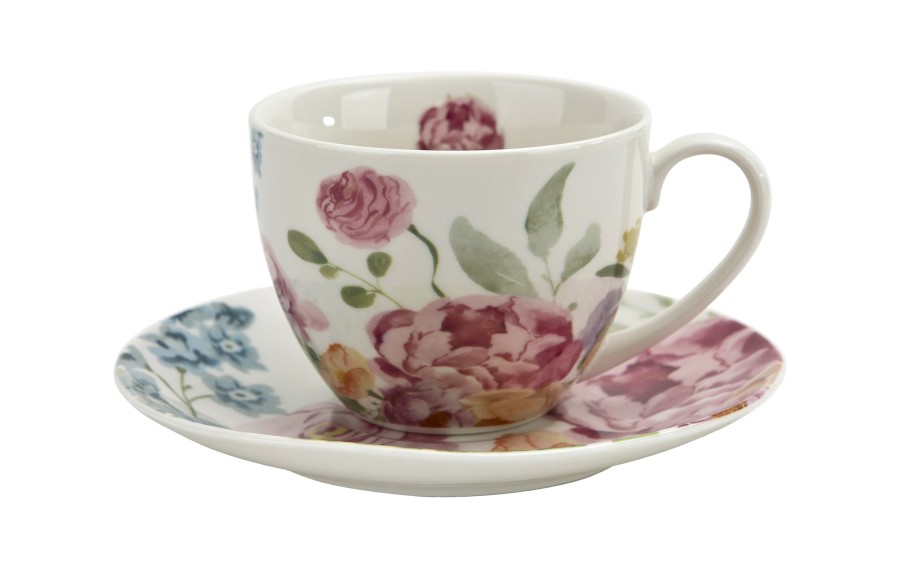 Komplet 2 filiżanek 270 ml + spodki June