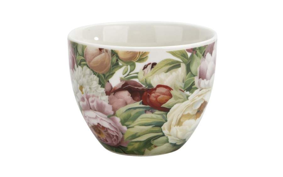 Komplet 2 filiżanek 270 ml + spodki Piwonie