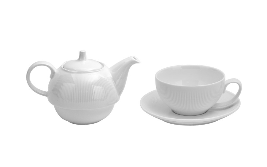 Filiżanka z dzbankiem i zaparzaczem Tea For One Raphael