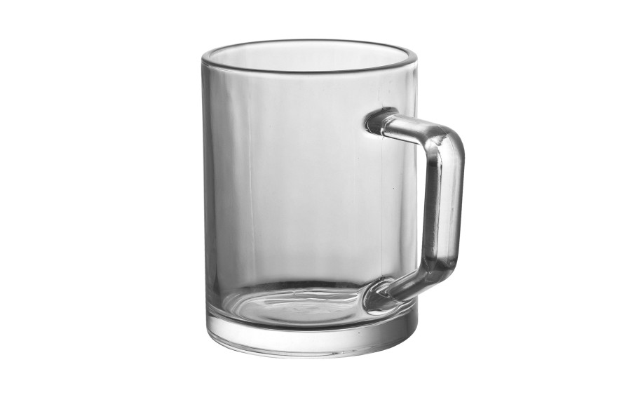 Szklany kubek do herbaty 7x11x10 cm – elegancki kubek HORECA z uchem