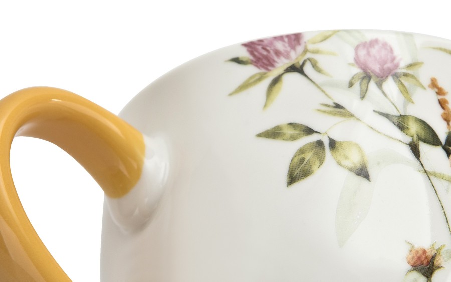 Kubek porcelanowy 450 ml Blossy żółty 21709