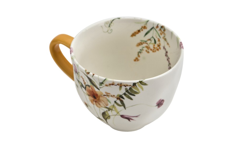 Kubek porcelanowy 450 ml Blossy żółty 21709