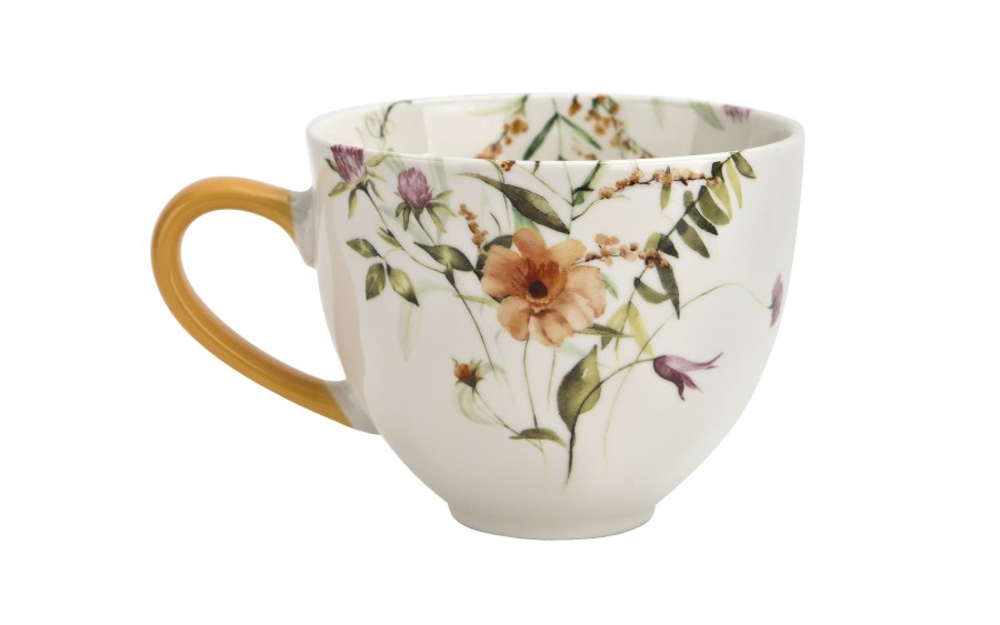 Kubek porcelanowy 450 ml Blossy żółty 21709