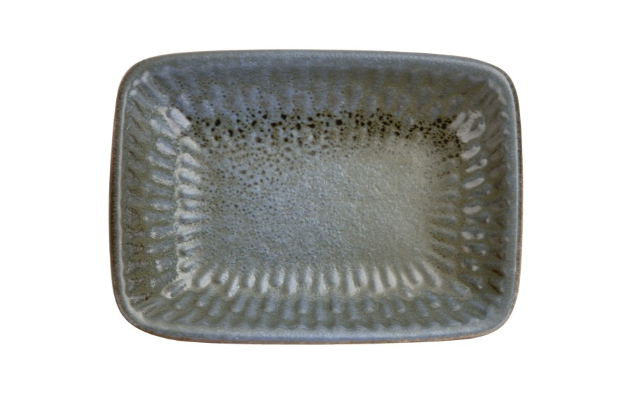 Miseczka ceramiczna do dipów Ombres Blue 8x6x2 cm – prostokątna, mała