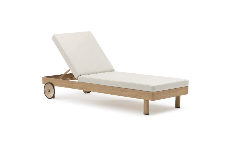 Leżanka ogrodowa LOUNGE Alu/OAK