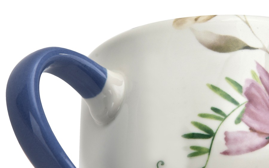 Kubek porcelanowy 450 ml Blossy niebieski 21708