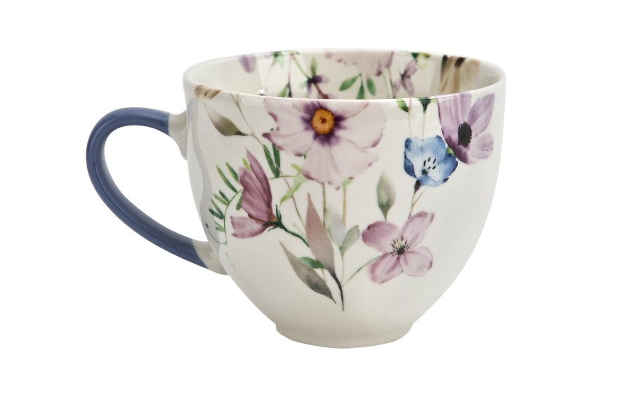 Kubek porcelanowy 450 ml Blossy niebieski 21708