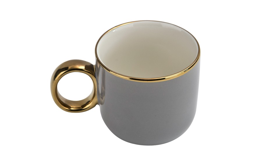 Kubek porcelanowy 380 ml Royal Jasny Szary 43633