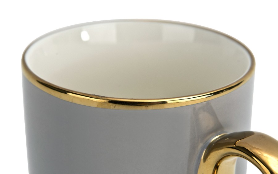 Kubek porcelanowy 380 ml Royal Jasny Szary 43633