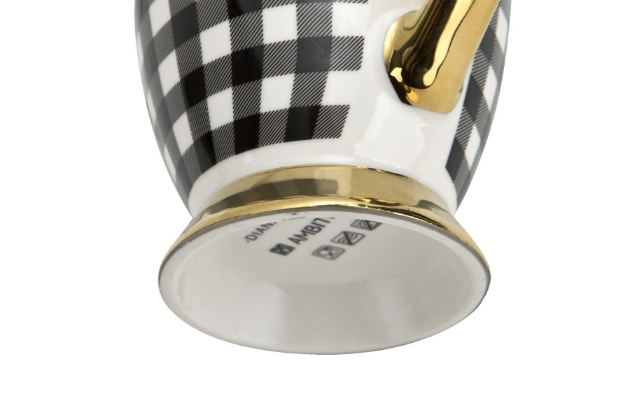 Kubek porcelanowy Diana Gold Kratka 19997