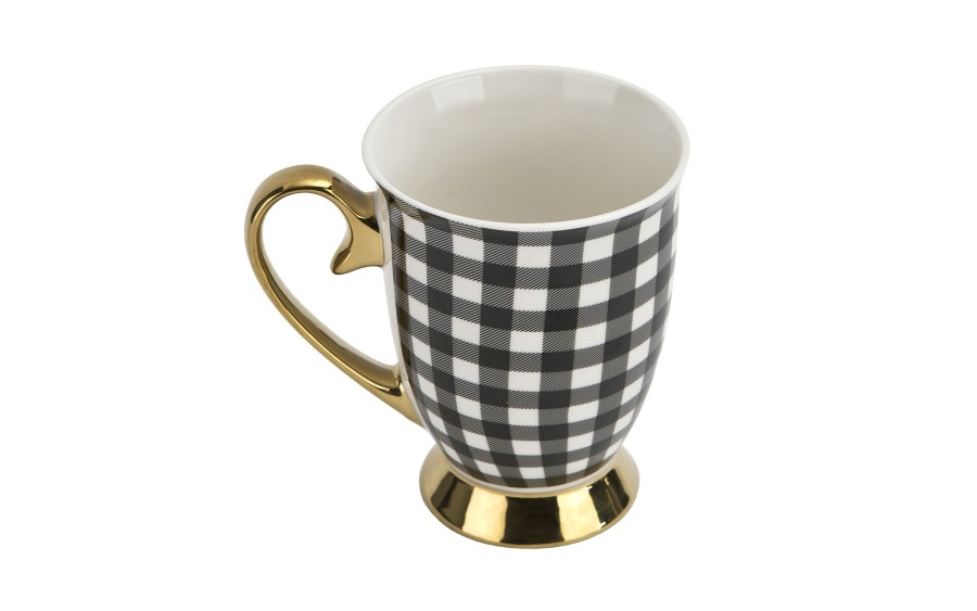 Kubek porcelanowy Diana Gold Kratka 19997