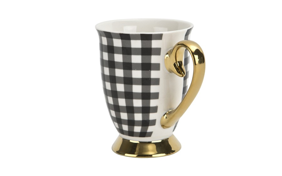Kubek porcelanowy Diana Gold Kratka 19997