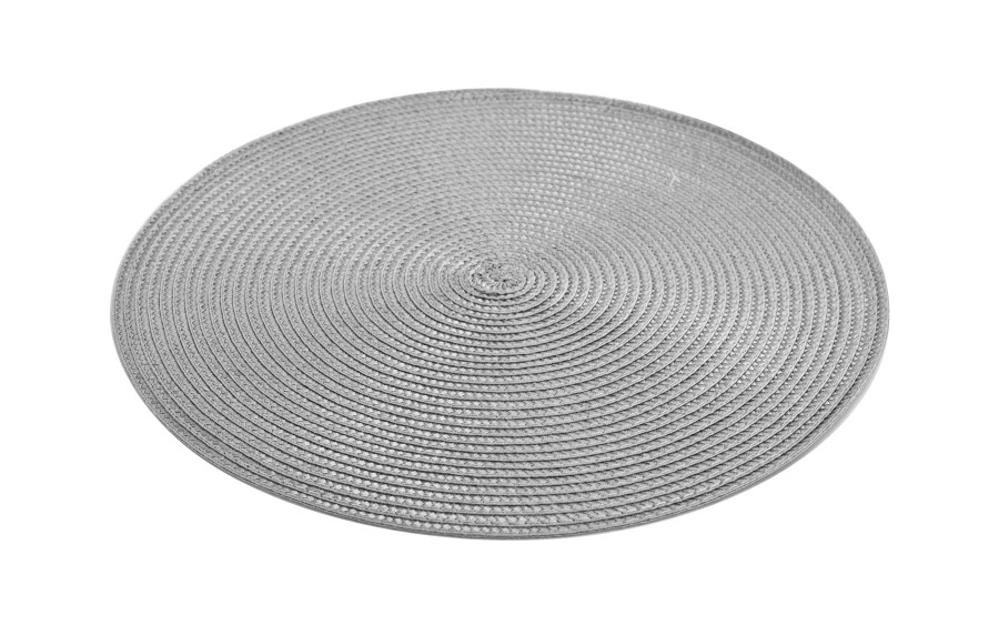 Mata dekoracyjna 38 cm Round 81363 Szara 3
