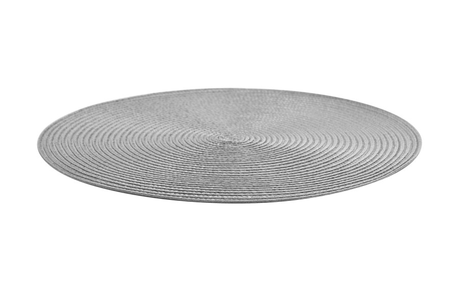 Mata dekoracyjna 38 cm Round 81363 Szara 3