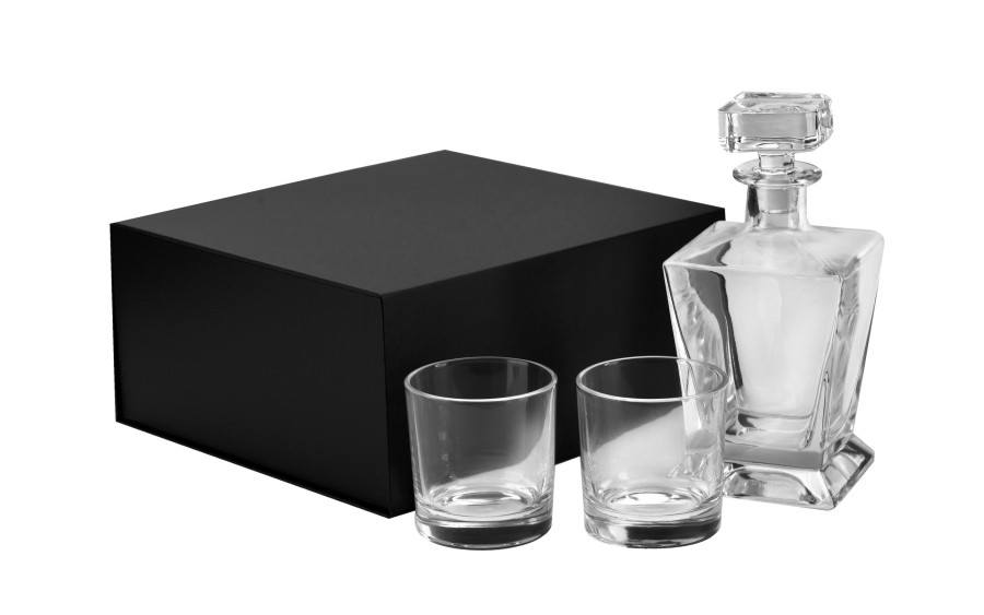 Zestaw do whisky Imperial karafka 750 ml + 2 szklanki elegancki prezent Glasmark