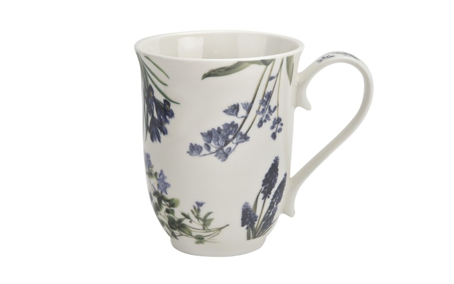 Kubek porcelanowy 460 ml NIEBIESKIE KWIATY vintage w pudełku prezentowym Spring in Bloom