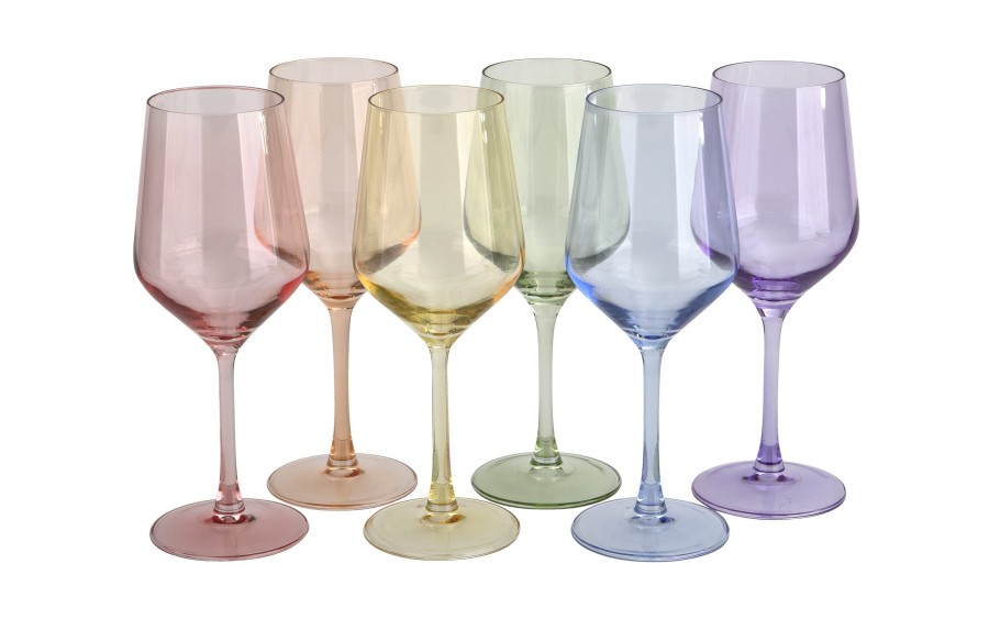 Komplet 6 kieliszków 470 ml Joyful mix kolorów