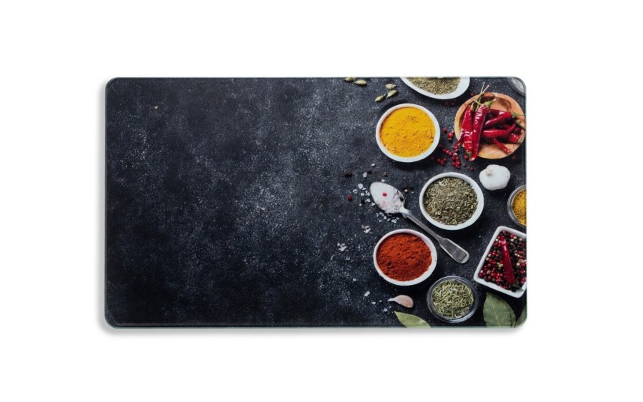 Deska szklana do krojenia 38x28 cm Spicy