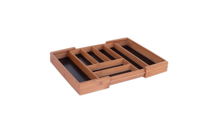 Organizer na sztućce do szuflady 35-57 cm rozsuwany Kesper 59085