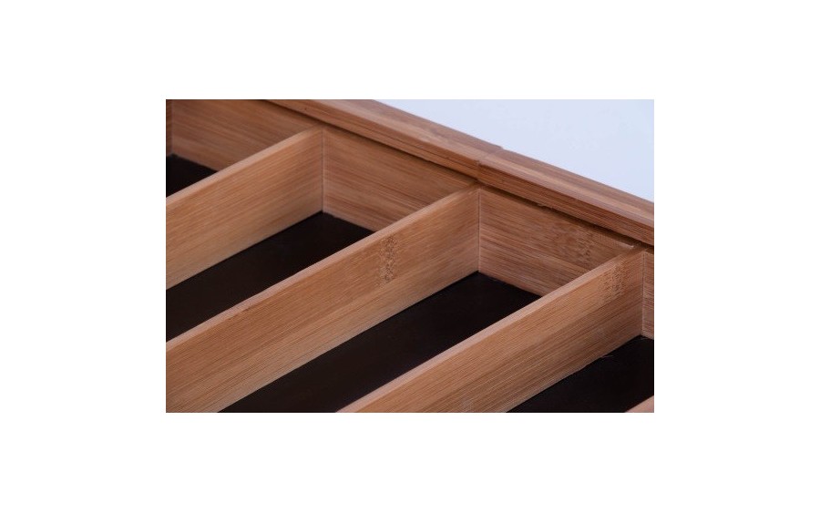 Organizer na sztućce do szuflady 35-57 cm rozsuwany Kesper 59085