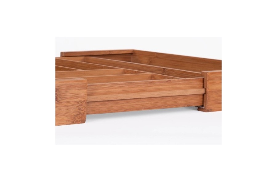 Organizer na sztućce do szuflady 35-57 cm rozsuwany Kesper 59085
