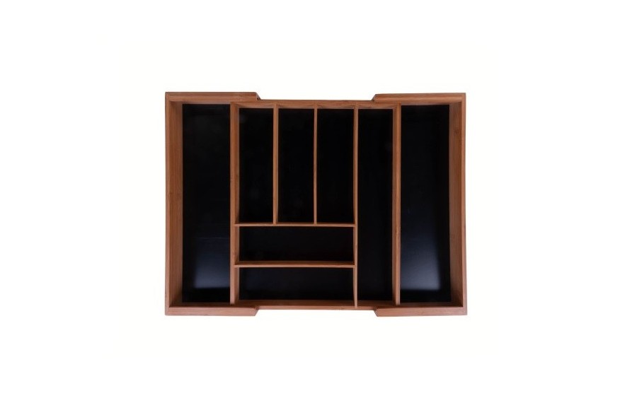 Organizer na sztućce do szuflady 35-57 cm rozsuwany Kesper 59085