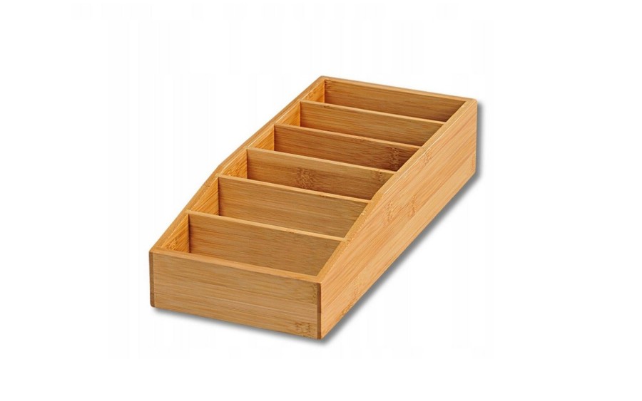 Oranizer na przyprawy 15x35 cm Kesper 70822 bambusowy