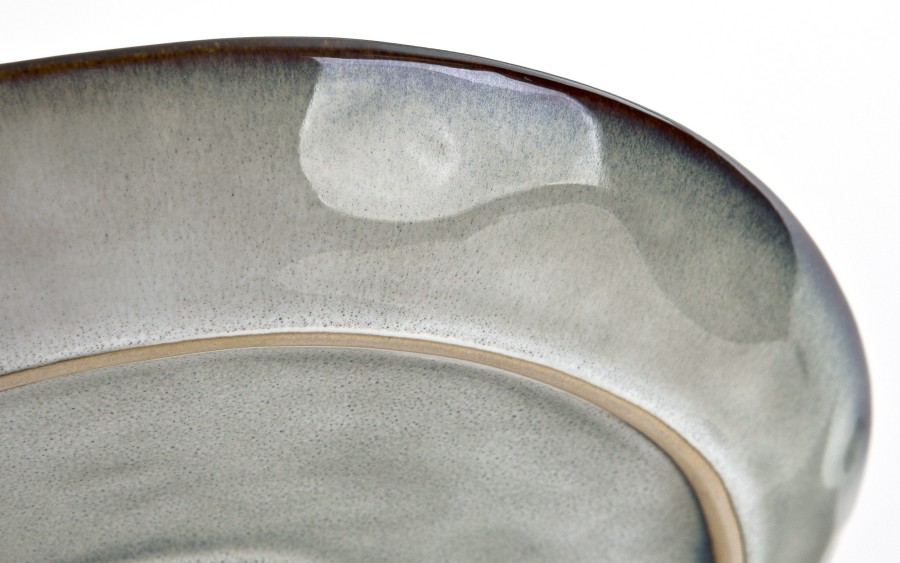 Serwis obiadowy ceramiczny OMBRES 18 el. zielono-szary MPLCO
