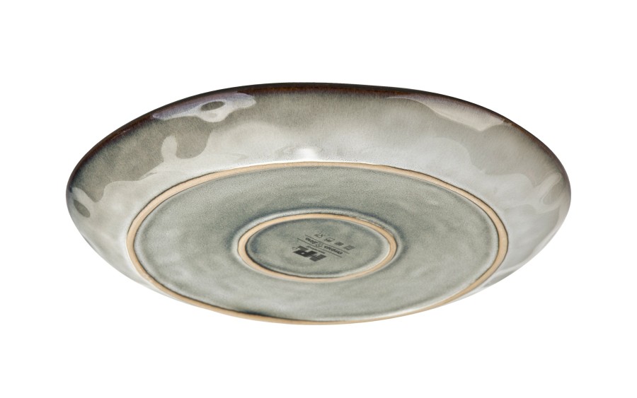 Serwis obiadowy ceramiczny OMBRES 18 el. zielono-szary MPLCO