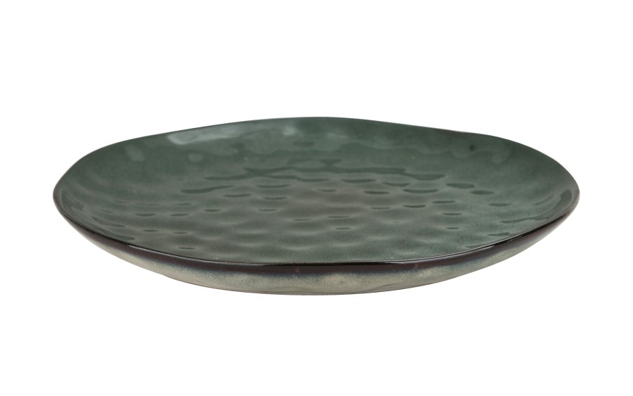 Serwis obiadowy ceramiczny OMBRES 18 el. zielono-szary MPLCO
