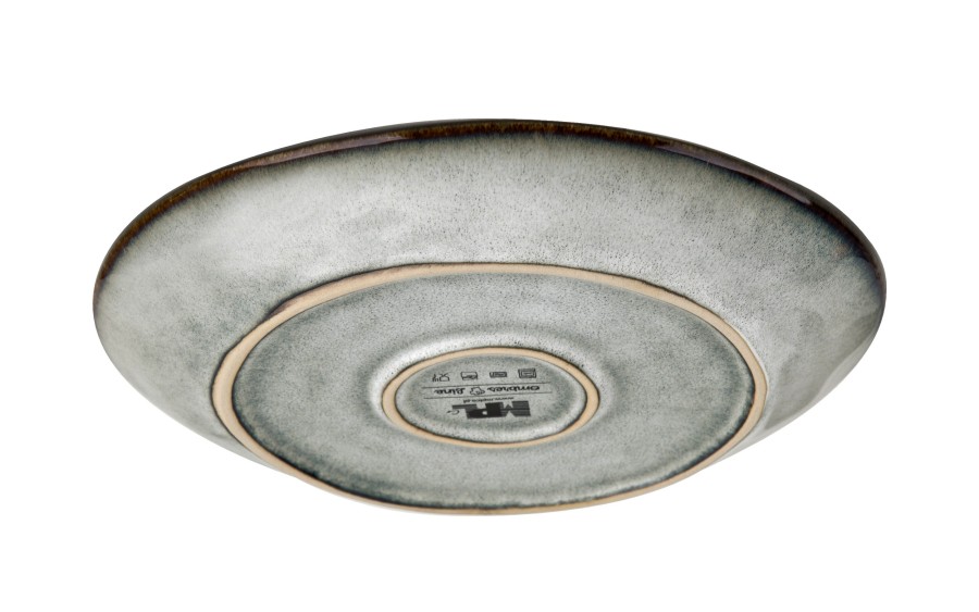 Serwis obiadowy ceramiczny OMBRES 18 el. zielono-szary MPLCO