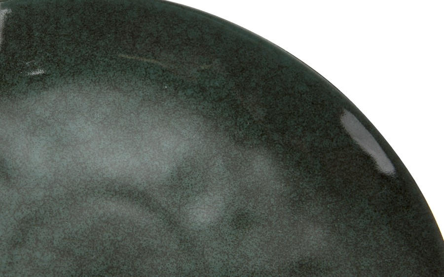 Serwis obiadowy ceramiczny OMBRES 18 el. zielono-szary MPLCO