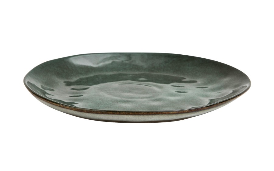 Serwis obiadowy ceramiczny OMBRES 18 el. zielono-szary MPLCO