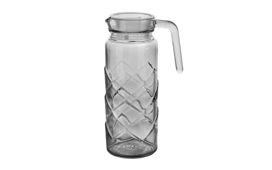 Dzbanek z pokrywką MIKKEL 1L – elegancja zamknięta w szkle