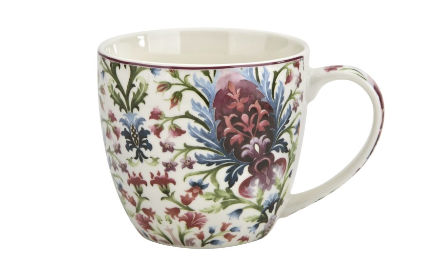 Kubek porcelanowy 460 ml Marbella w koszyczku