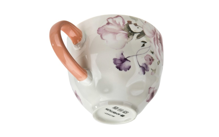 Kubek porcelanowy 450 ml Blossy różowy