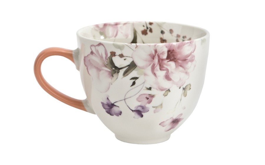 Kubek porcelanowy 450 ml Blossy różowy