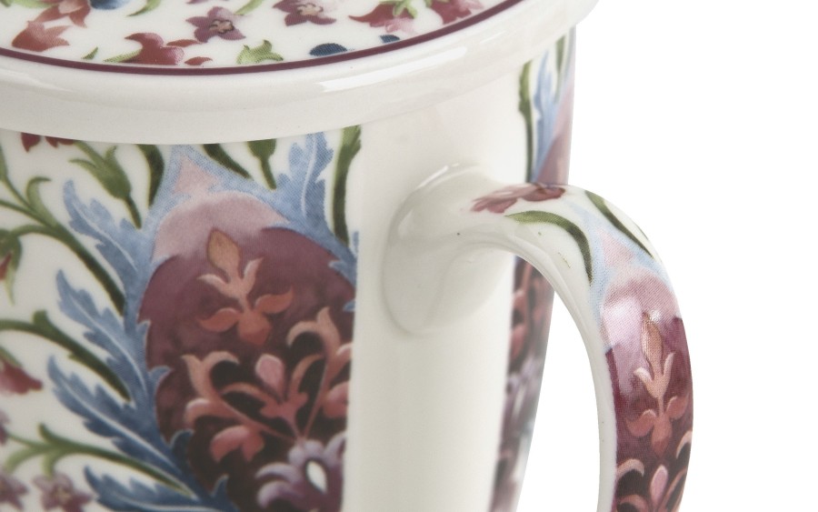 Kubek porcelanowy 360 ml z zaparzaczem Marbella