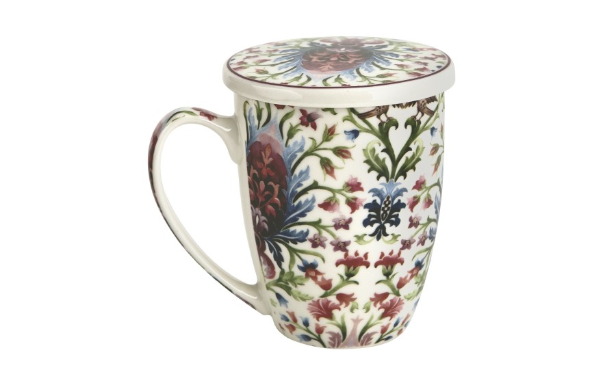 Kubek porcelanowy 360 ml z zaparzaczem Marbella