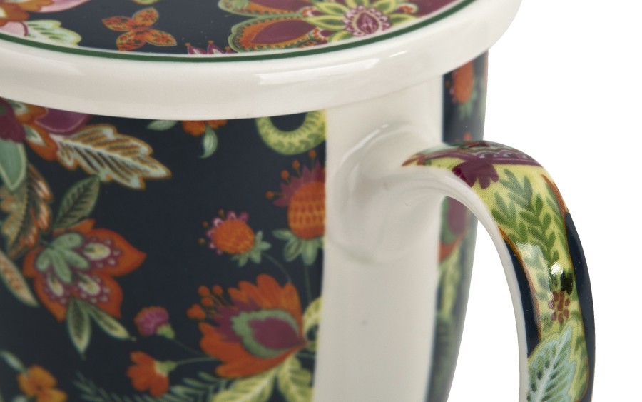 Kubek porcelanowy 360 ml z zaparzaczem Ankur Blue