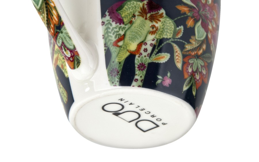 Kubek porcelanowy 360 ml z zaparzaczem Ankur Blue