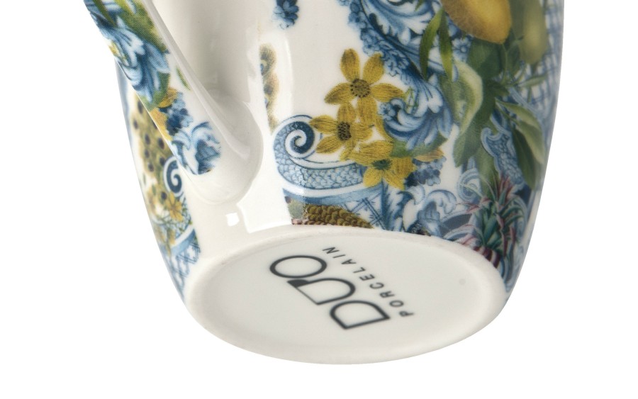 Kubek porcelanowy 360 ml z zaparzaczem Soledad