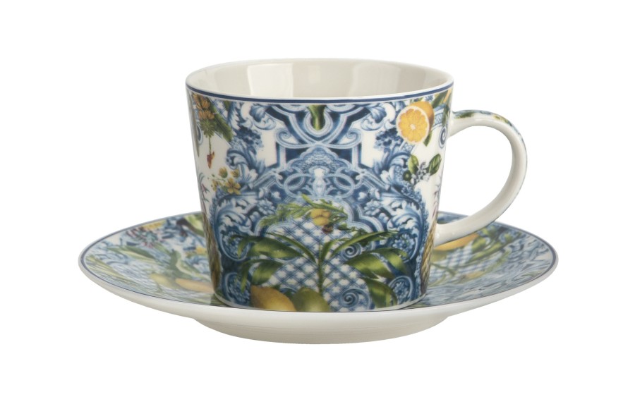 Filiżanka porcelanowa 240 ml + spodek Soledad