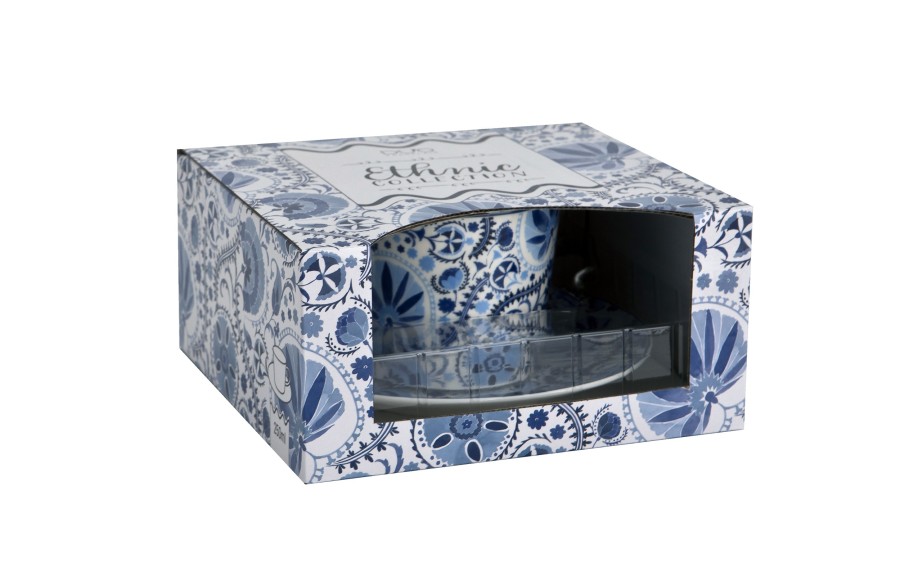 Filiżanka porcelanowa 240 ml + spodek Naresh Blue