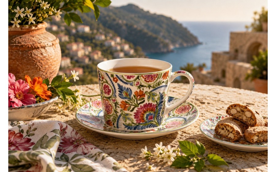 Filiżanka porcelanowa 240 ml + spodek Mayflower
