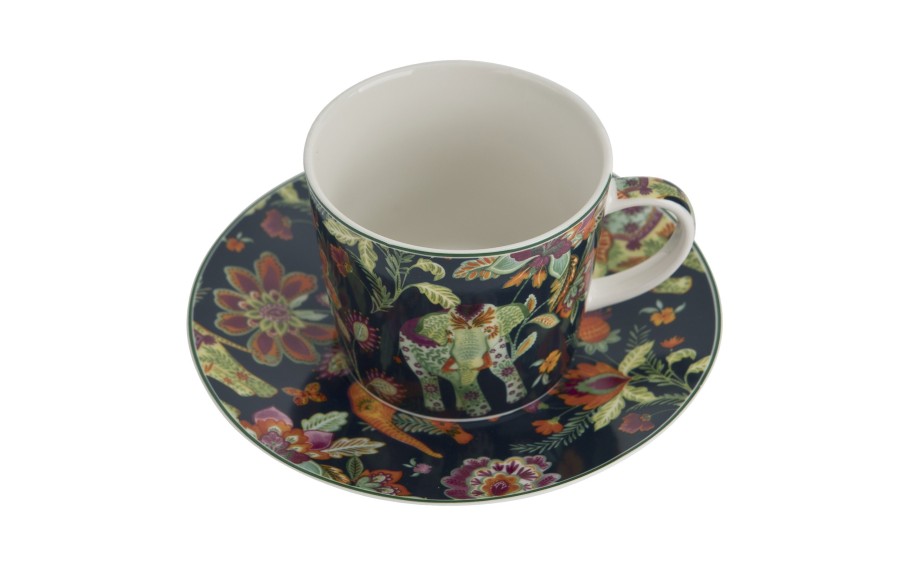 Filiżanka porcelanowa 240 ml + spodek Ankur Blue