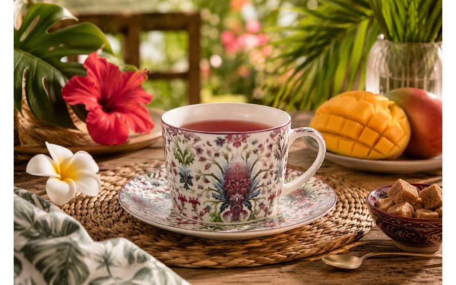 Filiżanka porcelanowa 240 ml + spodek Marbella
