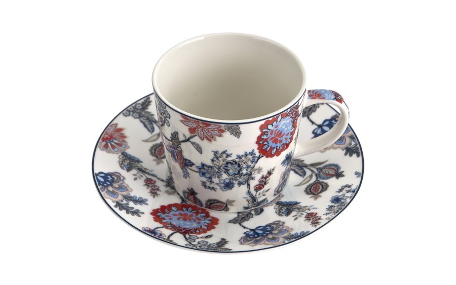 Filiżanka porcelanowa 240 ml + spodek Sanat White