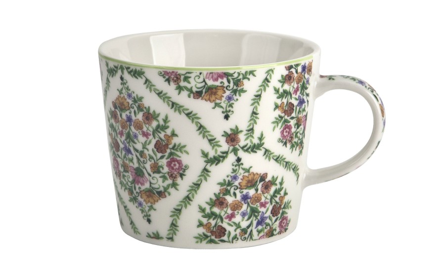 Filiżanka porcelanowa 240 ml + spodek Fiori